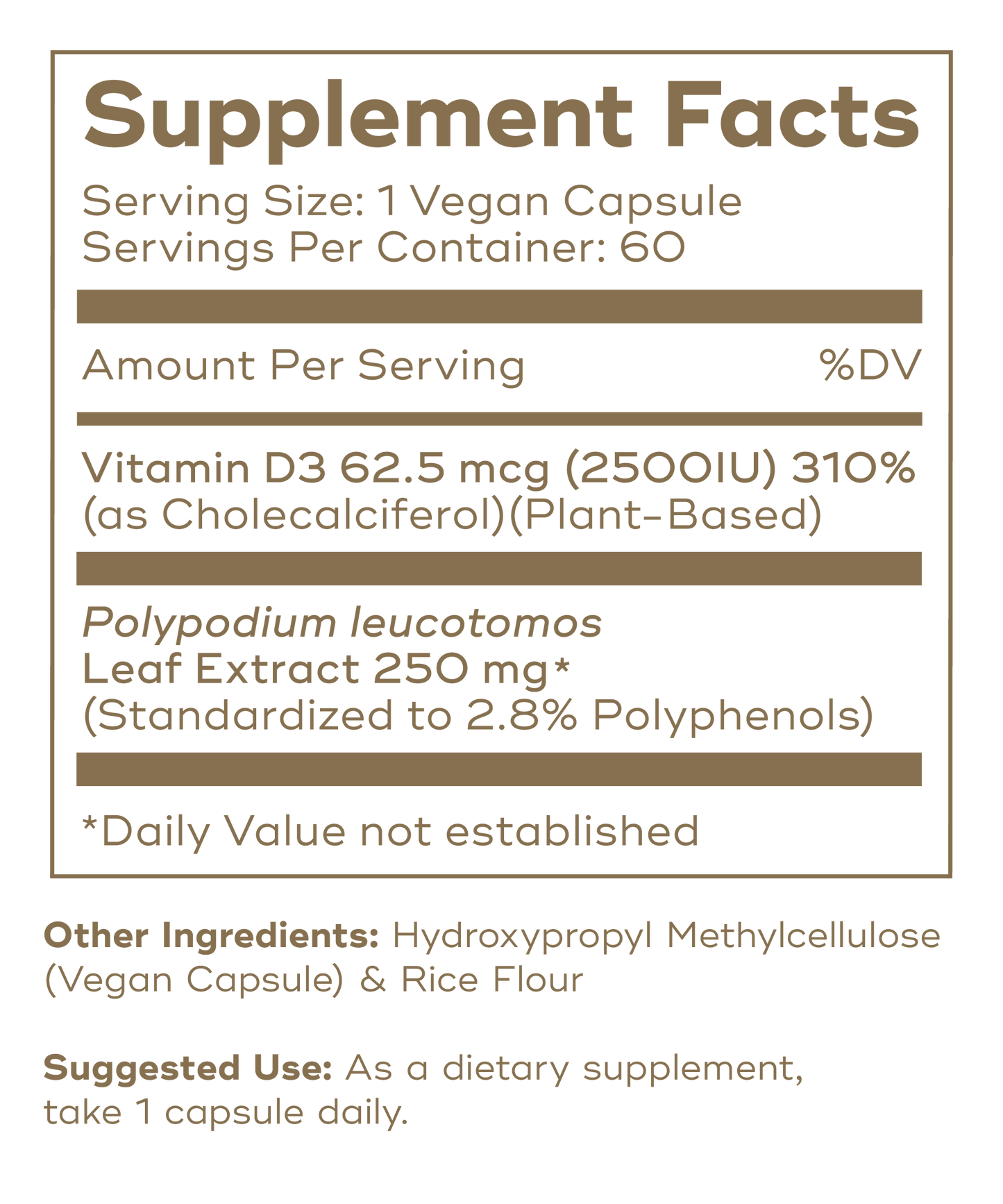 PLE + Vitamin D Supplement - Refill