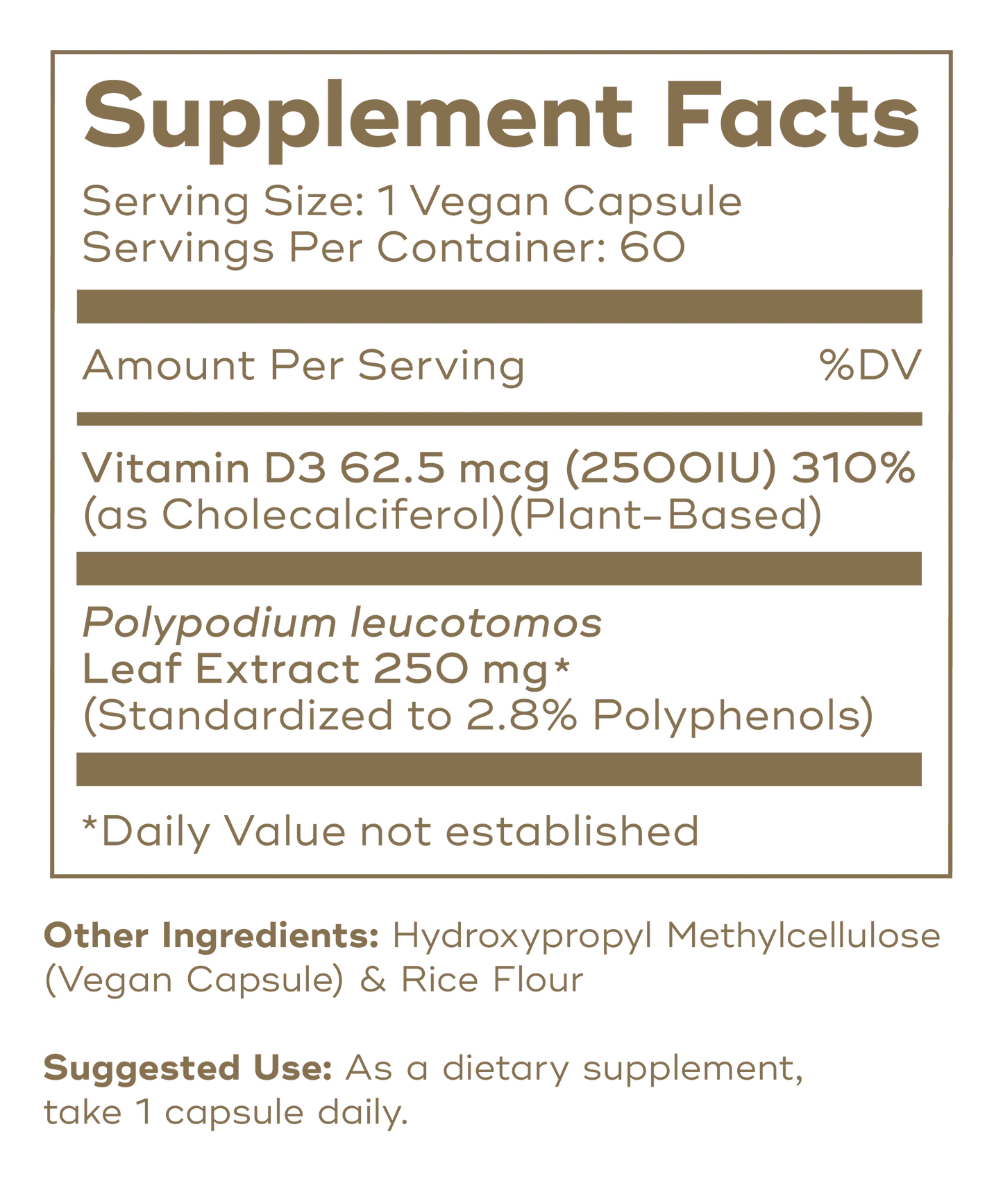 PLE + Vitamin D Supplement - Refill Pack